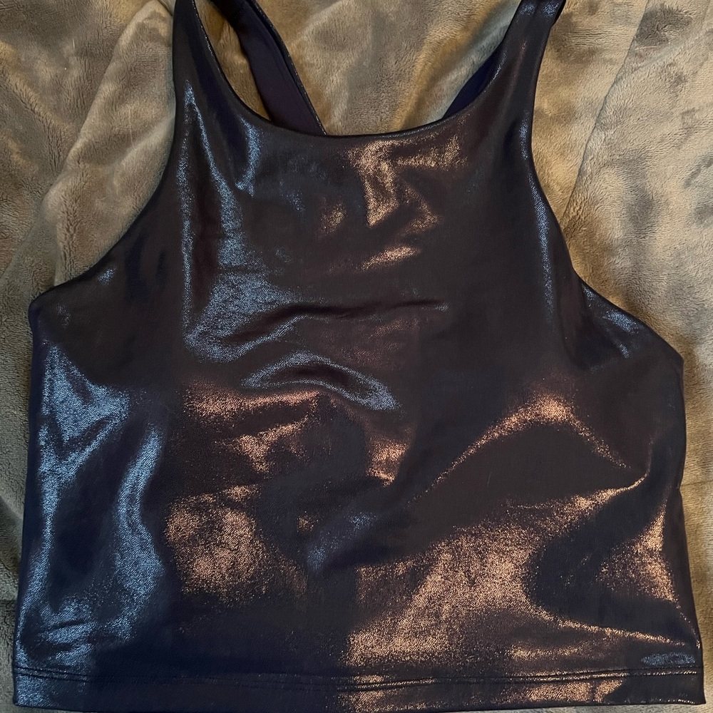 Athleta Purpose Shine Crop Top size M